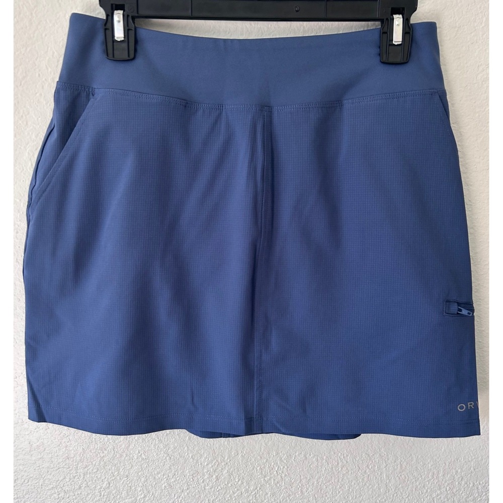 Orvis Women's Skort‎ Blue Moisture Wicking Lightweight Golf Leisure - Picture 2 of 9